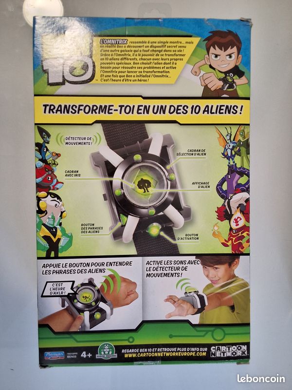 Vends montre Deluxe Omnitrix Ben 10 officielle (marque Playmates Toys / Giochi Preziosi) neuf (image 2)