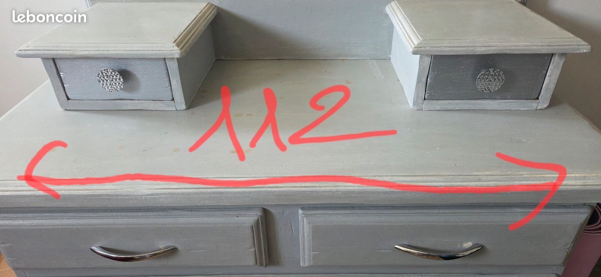 Commode Poché chaîne massif (image 3)