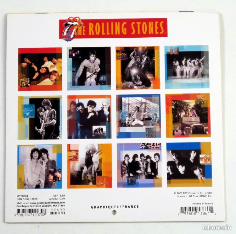 Calendrier THE ROLLING STONES 2004 (image 3)