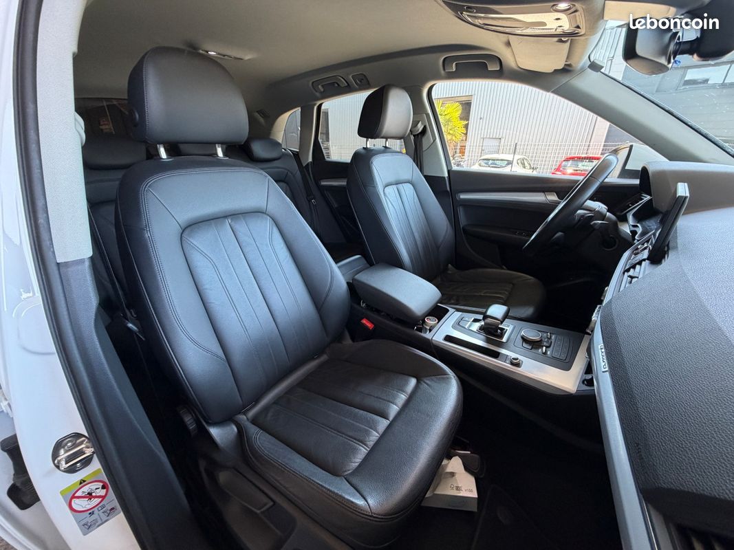 AUDI Q5 Q5 2.0 TDI 163 CV S tronic 7 Quattro Design + CAMÉRA + ATTELAGE + CLIM AUTO + KEYLESS + HAYON ÉLEC (image 11)
