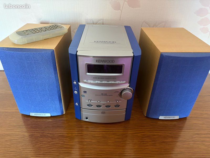Chaîne Hi-fi Kenwood Complète – Occasion En Bon état – Noir – Idéale Pour Votre Salon