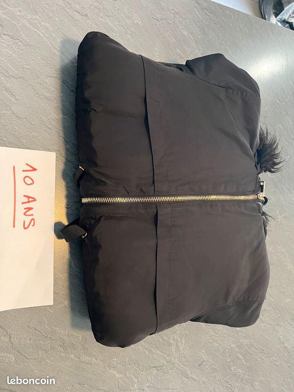 Manteau hiver fille 10 ans Noir (image 5)