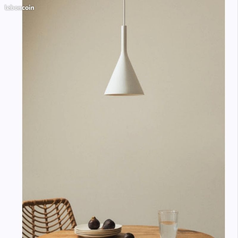 Suspension blanc platre (image 1)