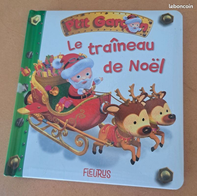Livre P'tit Garçon le traîneau de Noël (image 1)