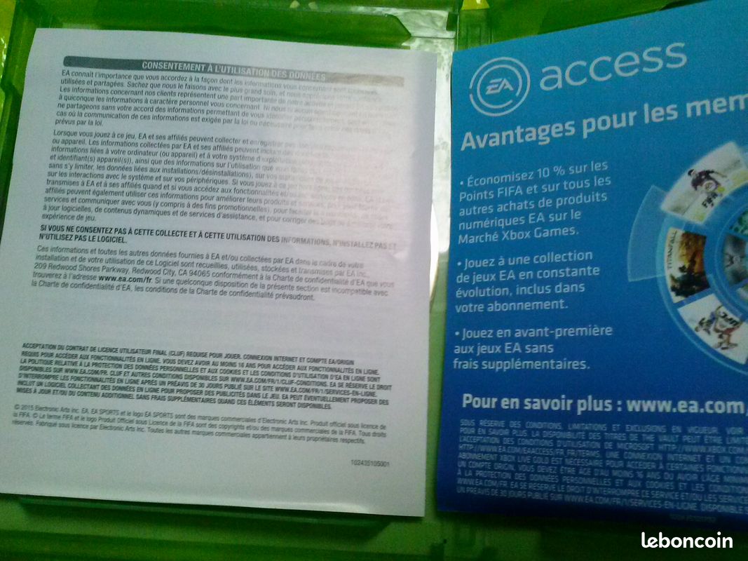 Jeu Xbox One Fifa 2016 (boîte + docu) (image 18)