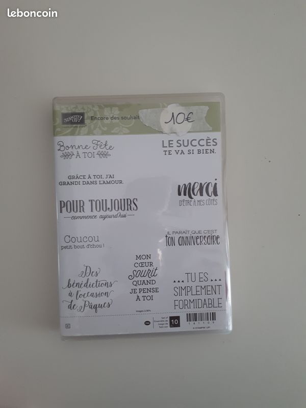 Set tampons caoutchouc Stampin'Up (image 1)