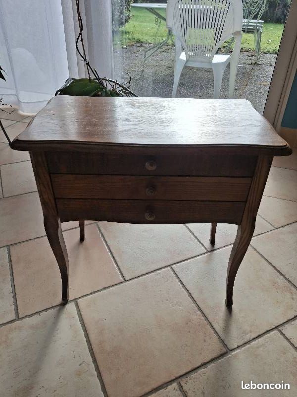 Travailleuse en bois. -(couture avec tiroirs)- (image 6)