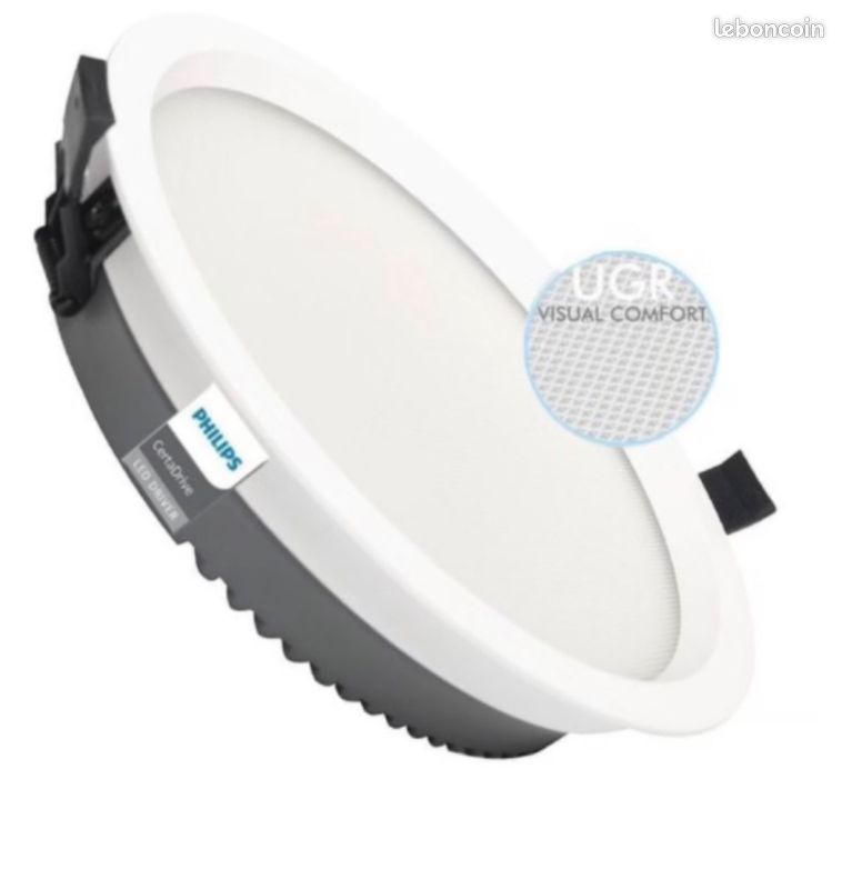 Downlight LED 40W Circulaire- Philips CertaDrive - CCT - UGR17 (image 1)