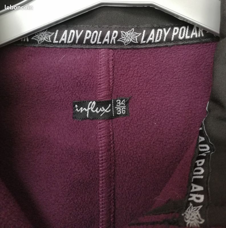 Veste polaire noire Influx t. 34/36 (image 4)