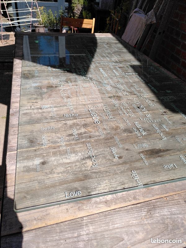 Plaque bureau en verre (image 3)