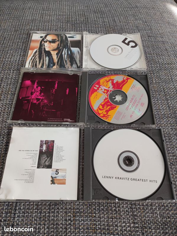 Lot de 3 CD Album Lenny Kravitz – Pop Rock New Wave (image 2)