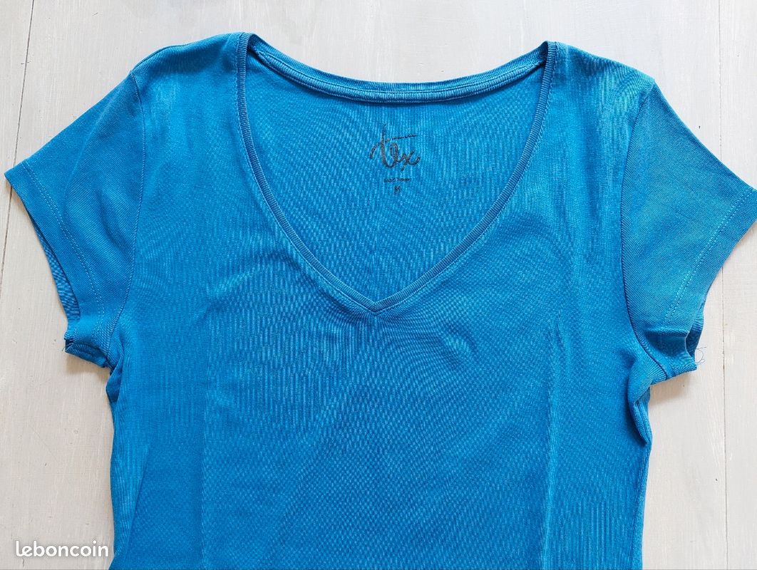 T-shirt bleu électrique-taille M (image 2)