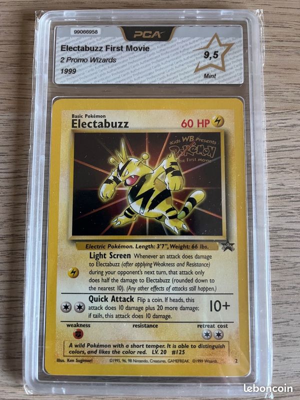 pokemon first movie electabuzz card PSA10 - 1999 if tails Electabuzz - XY - Furious