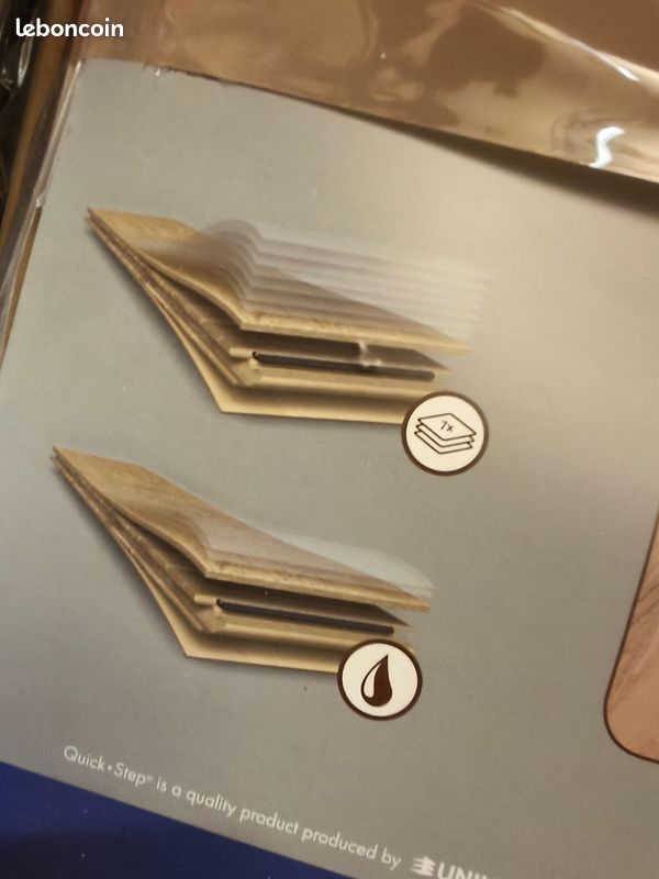 12m² quick step épaisseur 12.5mm parquet contrecollé cadenza chene blanc extra mat - luxueux (image 8)