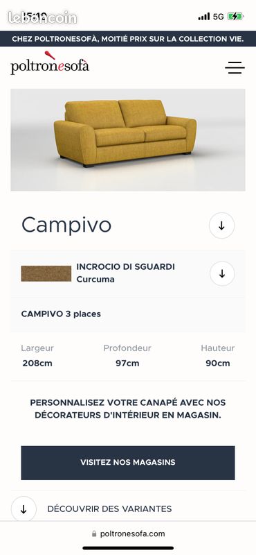 Canapés neufs Poltron et Sofa (image 1)