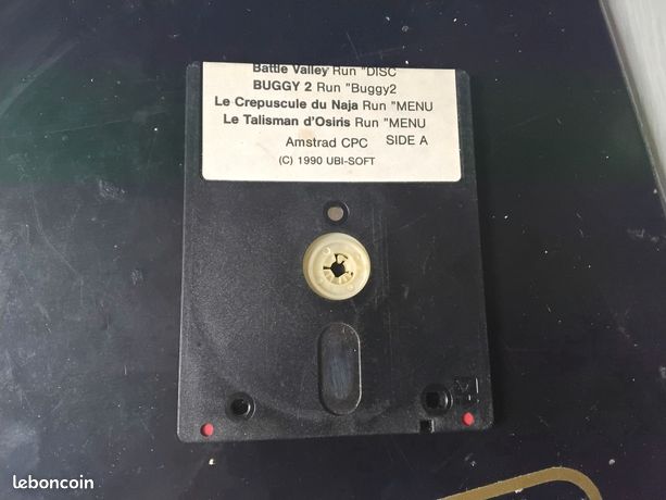 jeu amstrad cpc disquette compil dix jeux magnifiques 2
