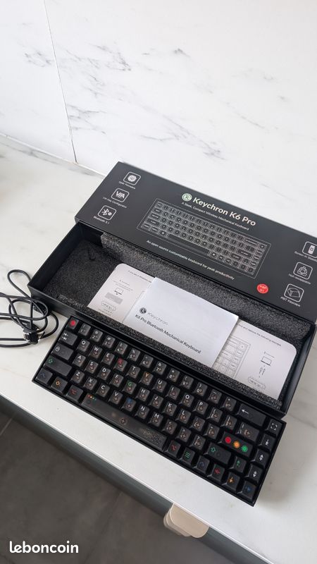 Clavier mécanique Keychron K6 Pro – Hot-swap, RGB (image 3)