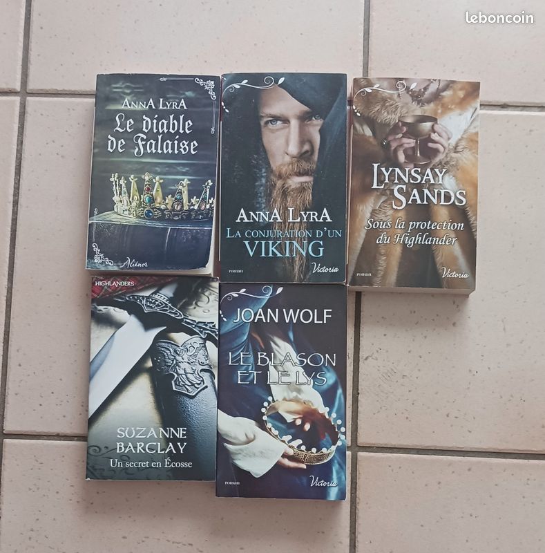 5 livres historiques et amours (image 1)
