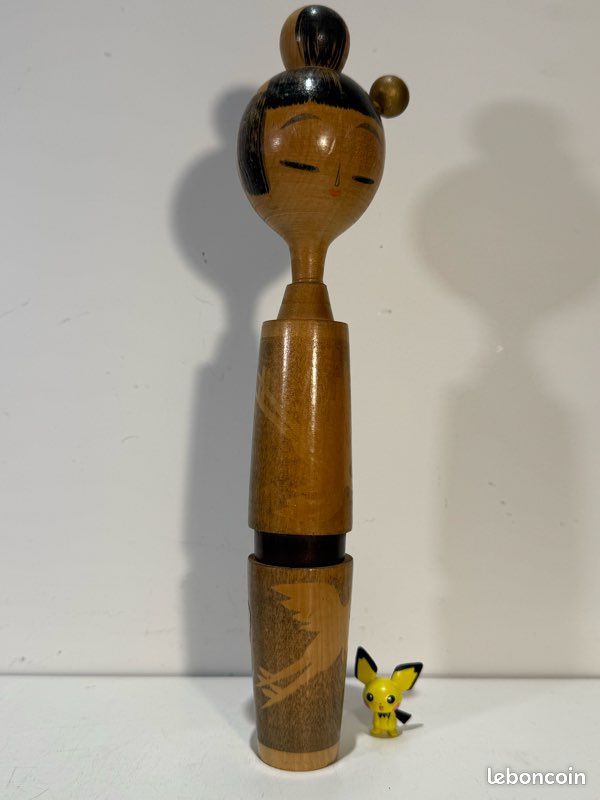 Poupée Kokeshi créative vintage par Miyashita Hajime Mizuchi (image 6)