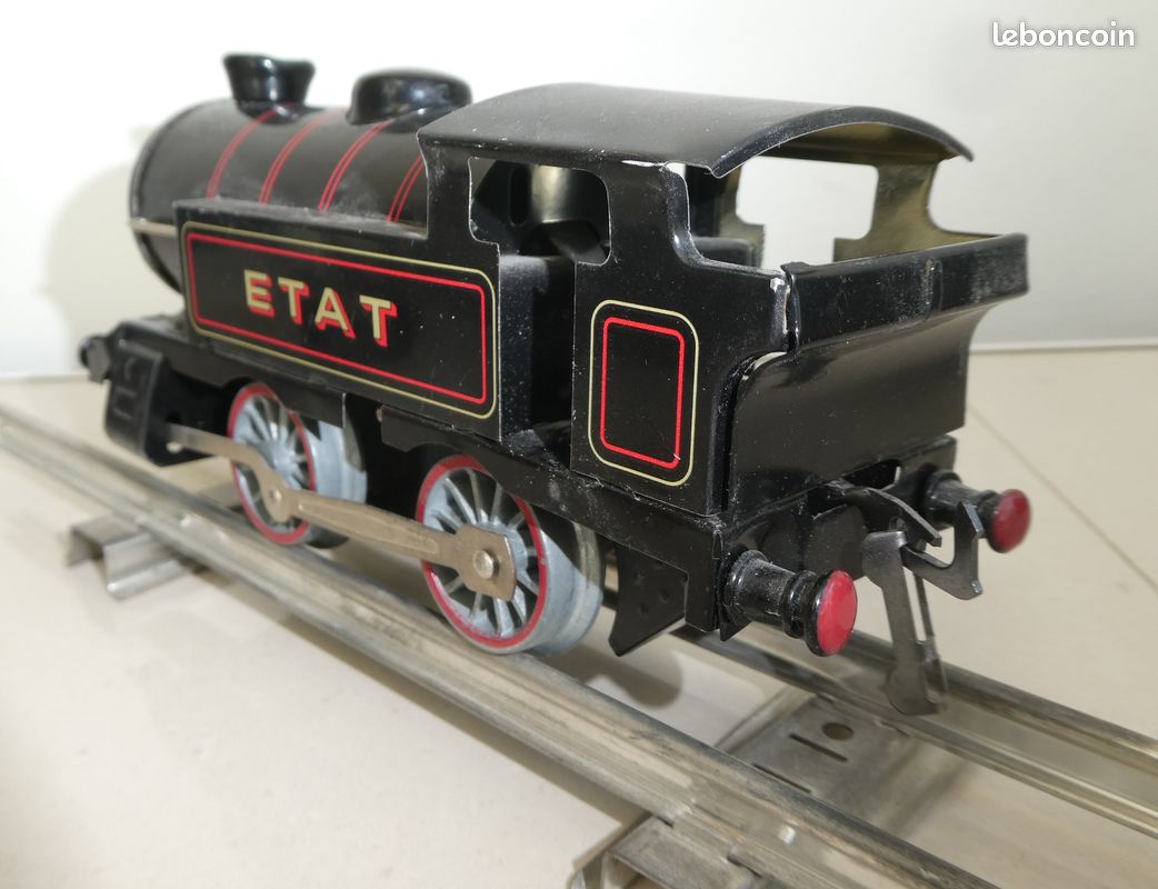 Lot 3 Locomotives Vapeur ETAT Hornby Hachette échelle O, Métal, Occasion