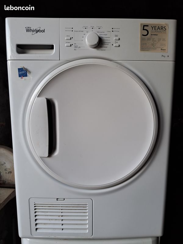 Sèche linge whirlpool d'occasion - Annonces Electromenager leboncoin