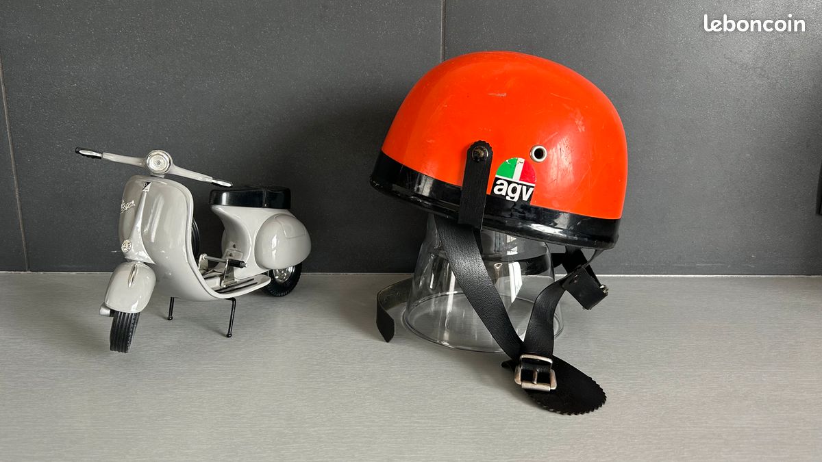 Casque de moto intégral Vintage Premier MX DO92 Old Style BM Matt Black Vente en Ligne