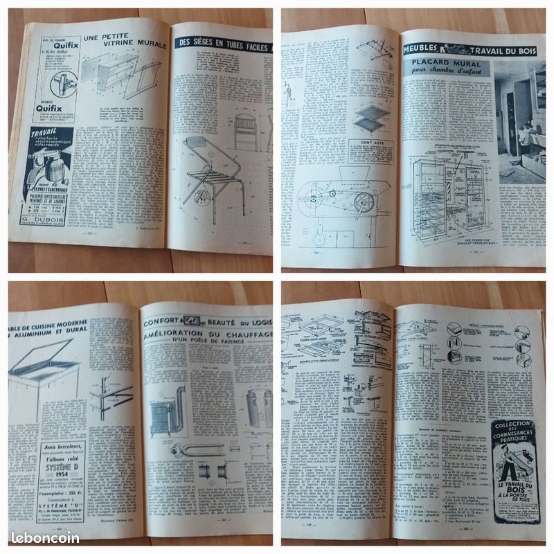 Revue bricoleur : Système D n°143 - Novembre 1957 - magazine vintage de bricolage (image 20)