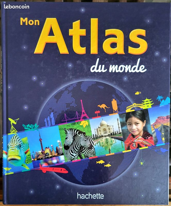 PREHISTOIRE + ATLAS + MYTHOLOGIE + NATURE lot de 4 livres éducatifs enfant / Ado (image 5)
