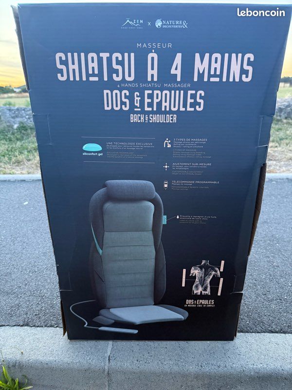 Siège masseur Shiatsu dos et épaules (image 1)