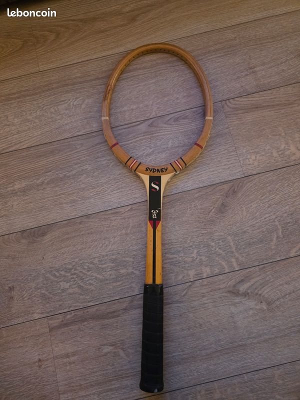 Raquette Tennis Sydney Robert Haillet Vintage Bois