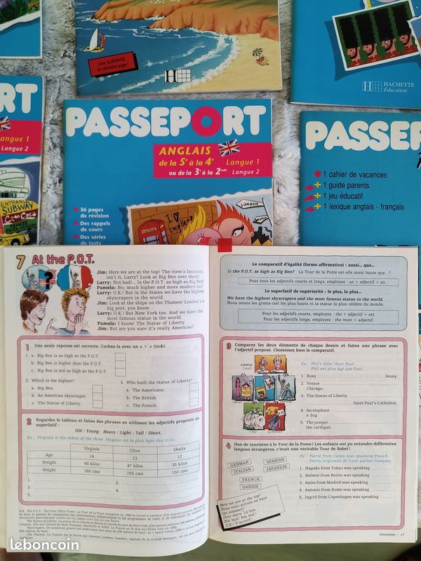 Livrets révisions scolaires anglais collège (image 2)