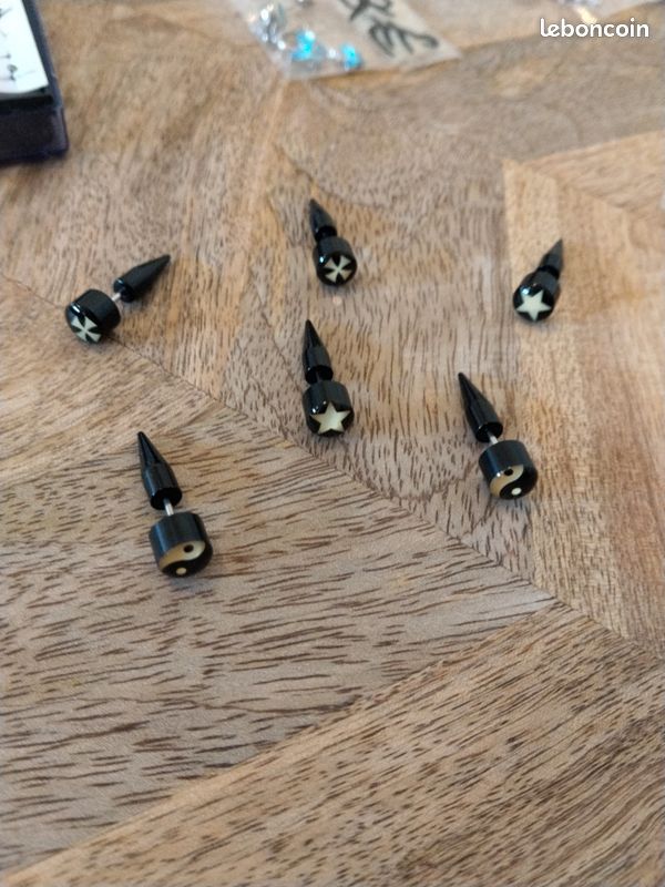 Lot piercings acier et argent (image 2)