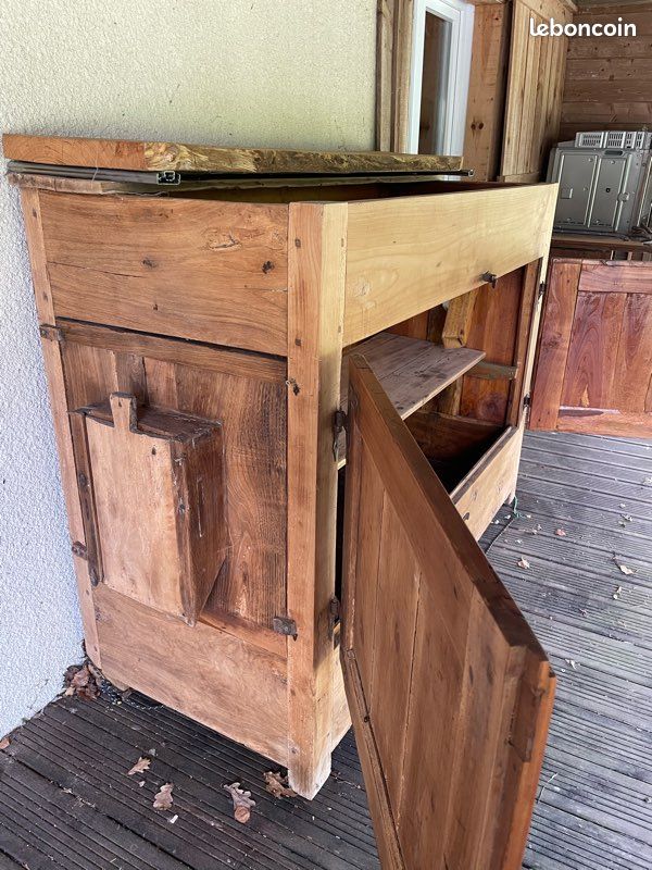 Meuble de métier ancien bois massif (image 3)