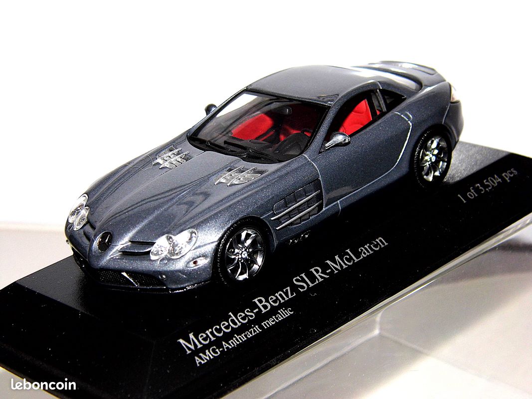MERCEDES BENZ 300 Slr Coupe W196S Uhlenhaut Silver 1955 Ixo Clc284 1/43