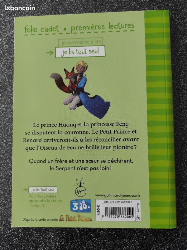 Lot 2 livres premières lectures "Le petit Prince" (image 3)