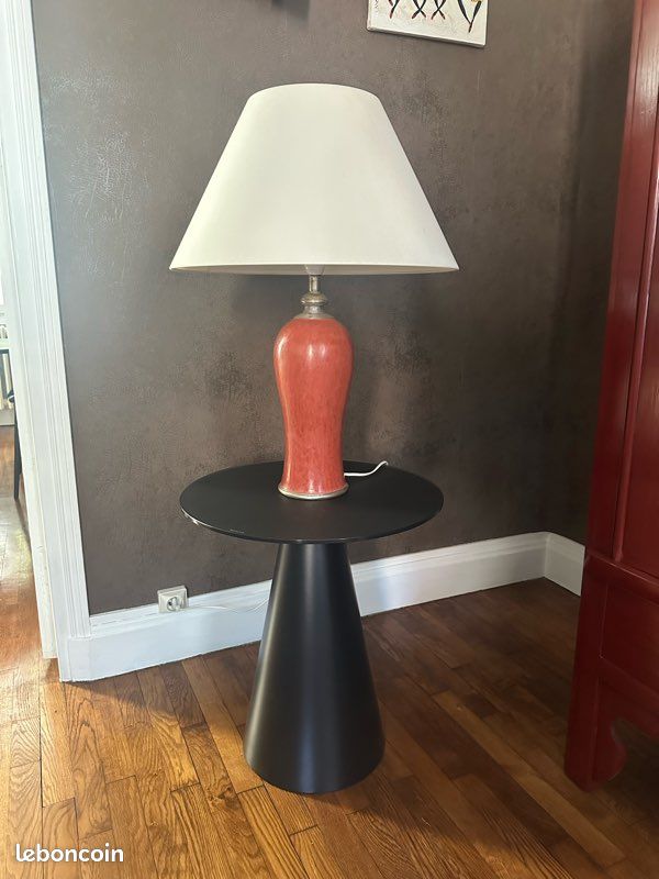 Lampe de table pied tadelakt (image 2)