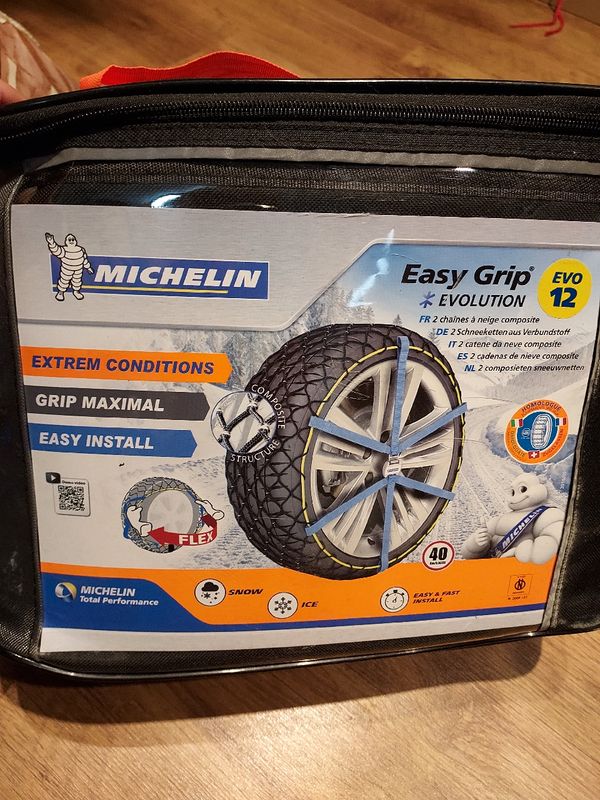 Chaines à neige easy grip Michelin EVO 12 (18 et 19) - Équipement auto