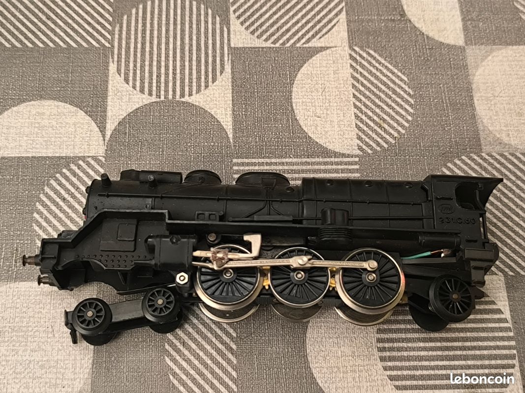 Locomotive vapeur SNCF 231 C 60 Jouef HO avec tender Made in France - Jeux & Jouets