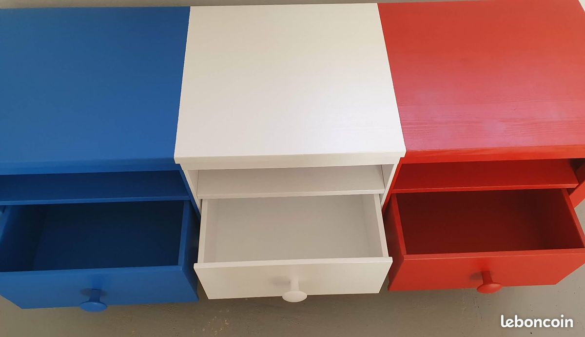 Meuble bas en bois, relooké (image 4)