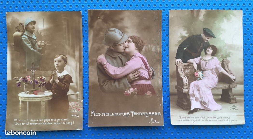 Ancienne Carte Postale Patriotique Française - Thème Militaire - Collection CPA