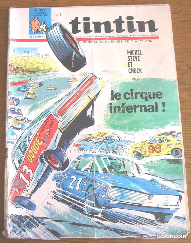Lot 2 journaux Tintin logp (image 5)