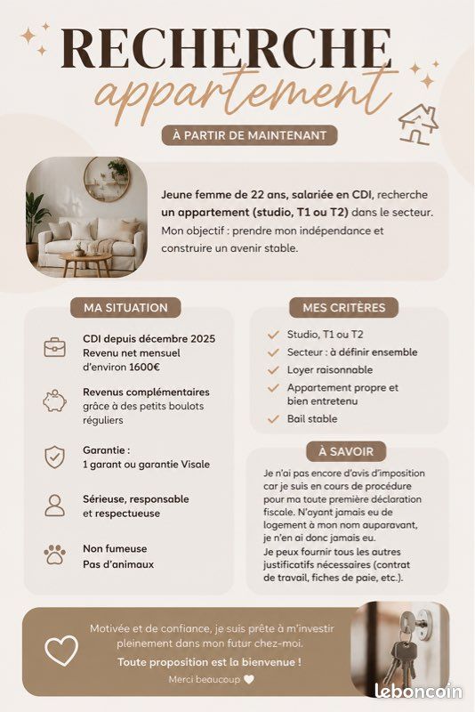 Appartement 2 pièces 30 m² · à Orly · 30 m² · 600 €