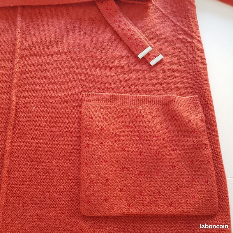 CHRISTINE LAURE - Pull femme taille 42 Couleur terracotta (image 2)