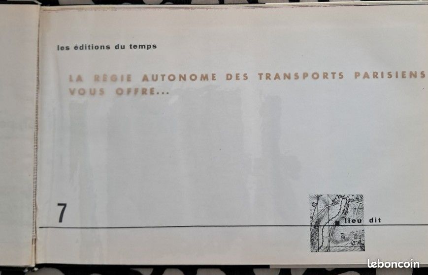 Rare. Le métro. Roger-Henri Guerrand. Lieu dit éditions. 1962 (image 2)