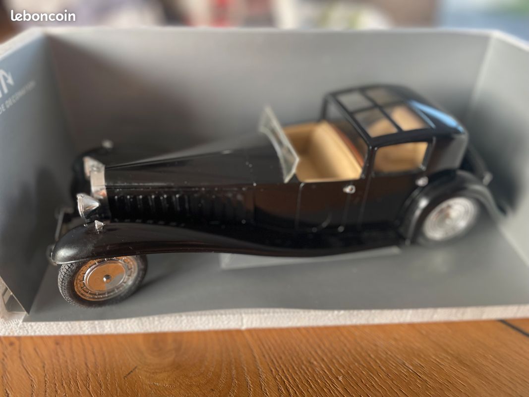 1/18 Solido Classique Bugatti Royale Prestige Édition Modèle Moulé Voiture
