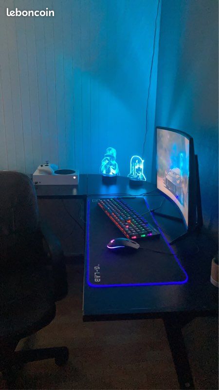 Setup complet Xbox Séries S + Écran 144Hz + Bureau… (image 1)