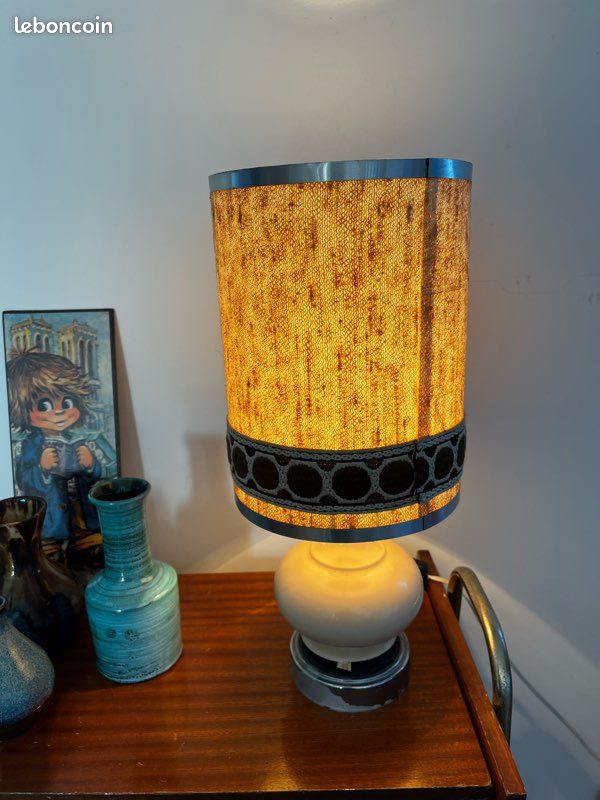 Lampe vintage année 70 rétro mid century (image 17)