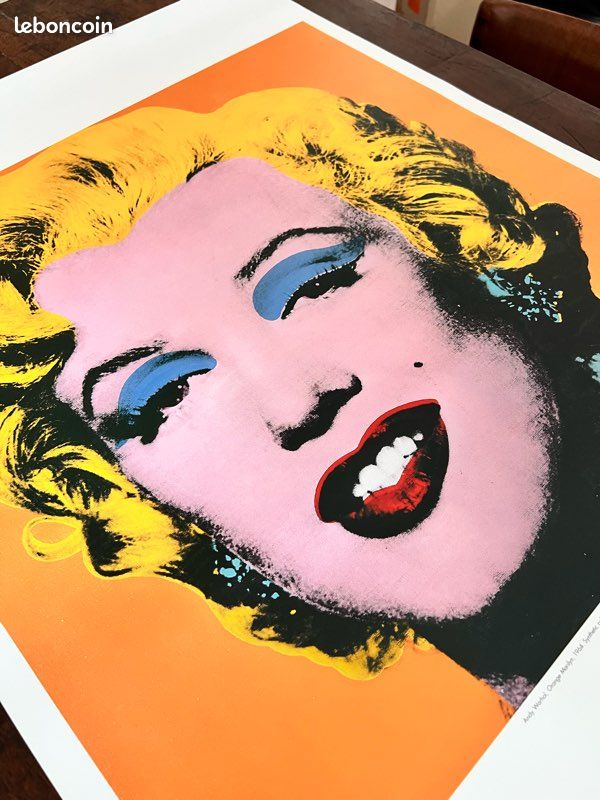 Affiche poster Marilyn Monroe - offset 1998 - Andy Warhol (image 2)