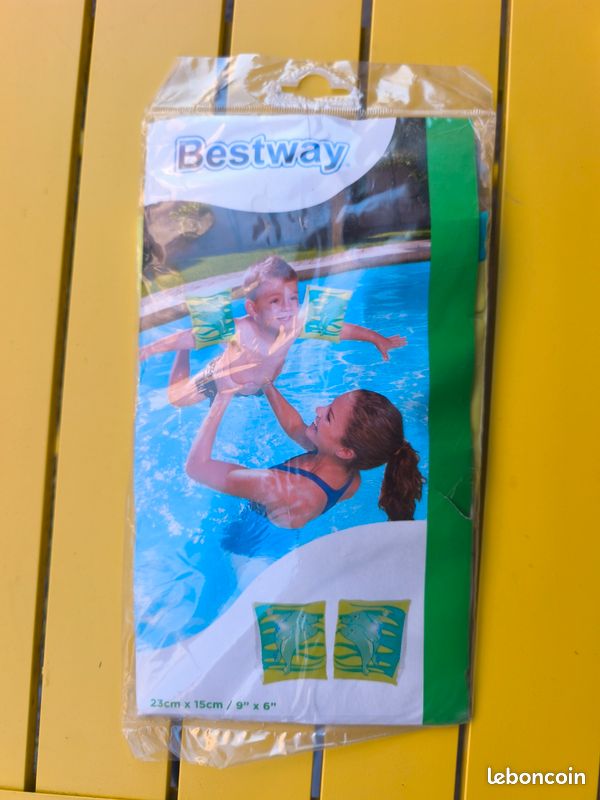 Brassard Piscine Enfant 3-6 Ans - 2 Brassards Gonflables 5-25kg - Sécurité Et Apprentissage Natation