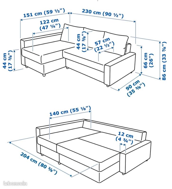Canapé convertible Ikea Friheten (image 6)